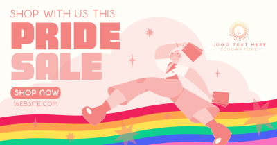 Fun Pride Month Sale Facebook ad Image Preview