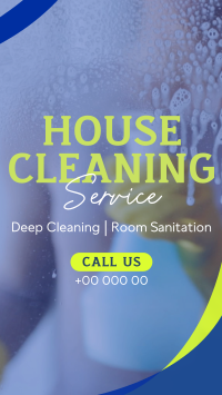 Professional House Cleaning Service Facebook story Image Preview