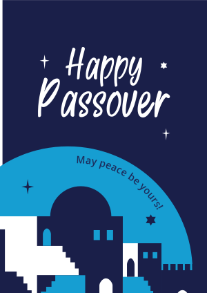 Passover Skyline Flyer Image Preview