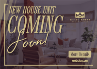 New House Coming Soon Postcard Image Preview