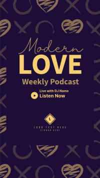 Modern Love Facebook Story Design
