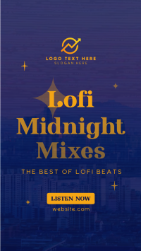 Lofi Midnight Music Instagram story Image Preview