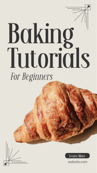 Learn Baking Now Instagram Story Design