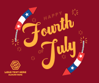 July 4th Fireworks Facebook post Image Preview