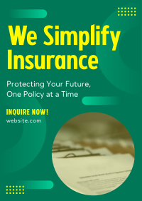 Simplify Insurance  Poster Preview