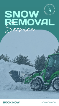 Snow Remover Service Instagram Story Design