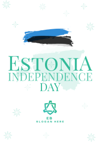 Simple Estonia Independence Day Poster Image Preview