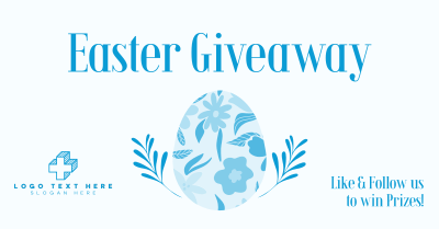 Floral Egg Giveaway Facebook ad Image Preview