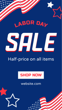 Labor Day Sale Facebook story Image Preview