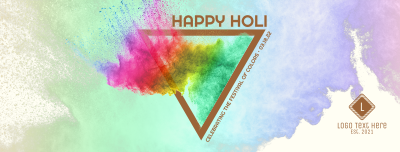 Holi Color Explosion Facebook cover