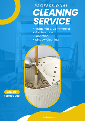 Professional Cleaning Service Flyer Image Preview