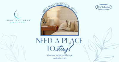 Lodging Offers Facebook ad Image Preview