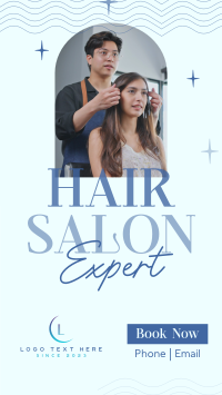 Hair Salon Expert Facebook Story Design