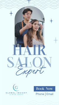 Hair Salon Expert Facebook story Image Preview