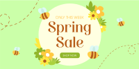 Spring Bee Sale Twitter post Image Preview