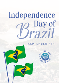 Minimalist Independence Day of Brazil Poster Preview