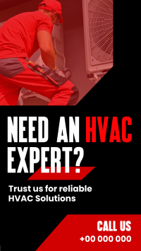 HVAC Repair Facebook Story Design