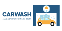 Carwash Service Twitter Post Design