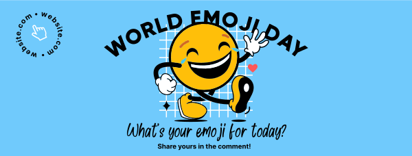 A Happy Emoji Facebook Cover Design Image Preview