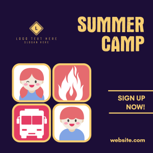 Summer Camp Registration Instagram post Image Preview