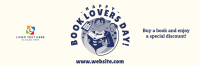 Book Lovers Day Sale Twitter Header Preview