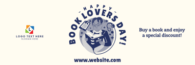 Book Lovers Day Sale Twitter header (cover) Image Preview