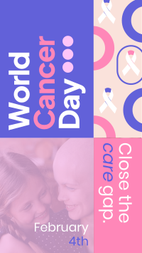 Funky World Cancer Day Facebook story Image Preview