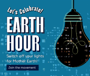 Earth Hour Light Bulb Facebook post Image Preview