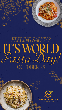 Rustic Pasta Day Facebook Story Image Preview