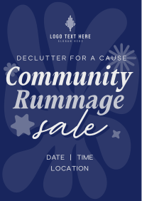 Minimalist Fundraising Sale Flyer Preview