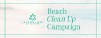 Beach Clean Up Drive Facebook Cover Design