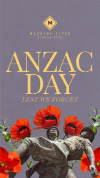Anzac Day Collage Facebook story Image Preview
