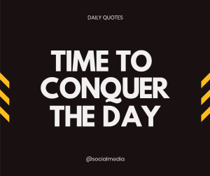 Conquer the Day Facebook post Image Preview