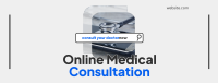 Online Doctor Consultation Facebook cover Image Preview