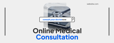 Online Doctor Consultation Facebook cover Image Preview