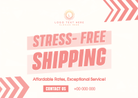Shipping Delivery Service Postcard Image Preview