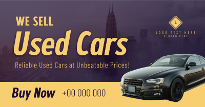 Used Car Sale Facebook ad Image Preview