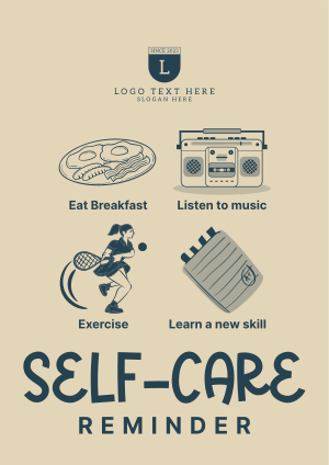 Self-Care Tips Flyer Image Preview