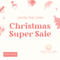 Quirky Christmas Sale Instagram Post Design