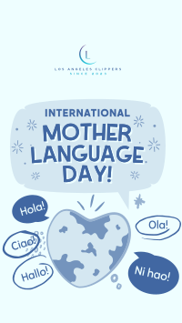 World Mother Language Instagram Story Design