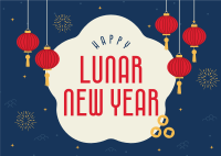 Lunar Celebration Postcard Design