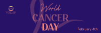 World Cancer Day Awareness Twitter header (cover) Image Preview