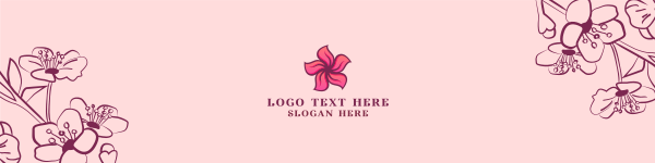 Hand Drawn Flower Bloom LinkedIn Banner Design Image Preview