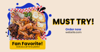Takeout Resto Facebook ad Image Preview