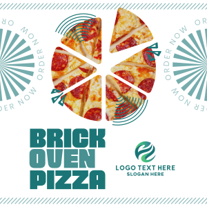 Simple Brick Oven Pizza Instagram post Image Preview