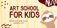 Art School for Kids Twitter post Image Preview