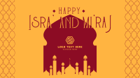 Isra' and Mi'raj Night Facebook event cover Image Preview