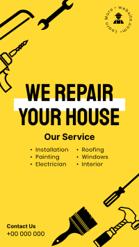 Your House Repair Facebook Story Design