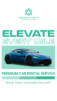 Premium Car Rental Instagram reel Image Preview