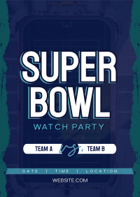 Watch SuperBowl Live Flyer Image Preview